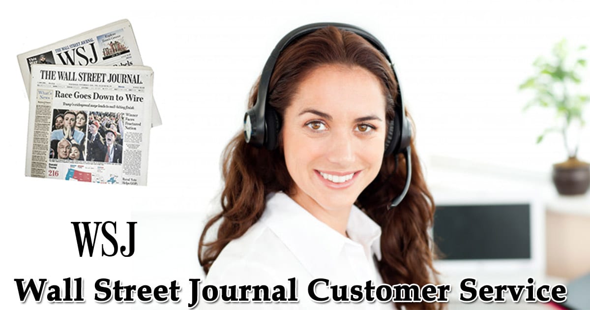 WSJ customer service